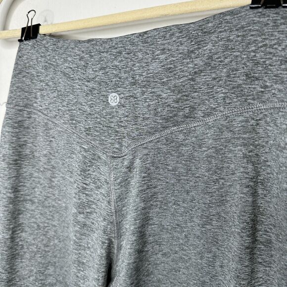 Heathered Gray Harem Fit High Waist ActiveFlex Jogger Pants Side Pockets S - Picture 8 of 16
